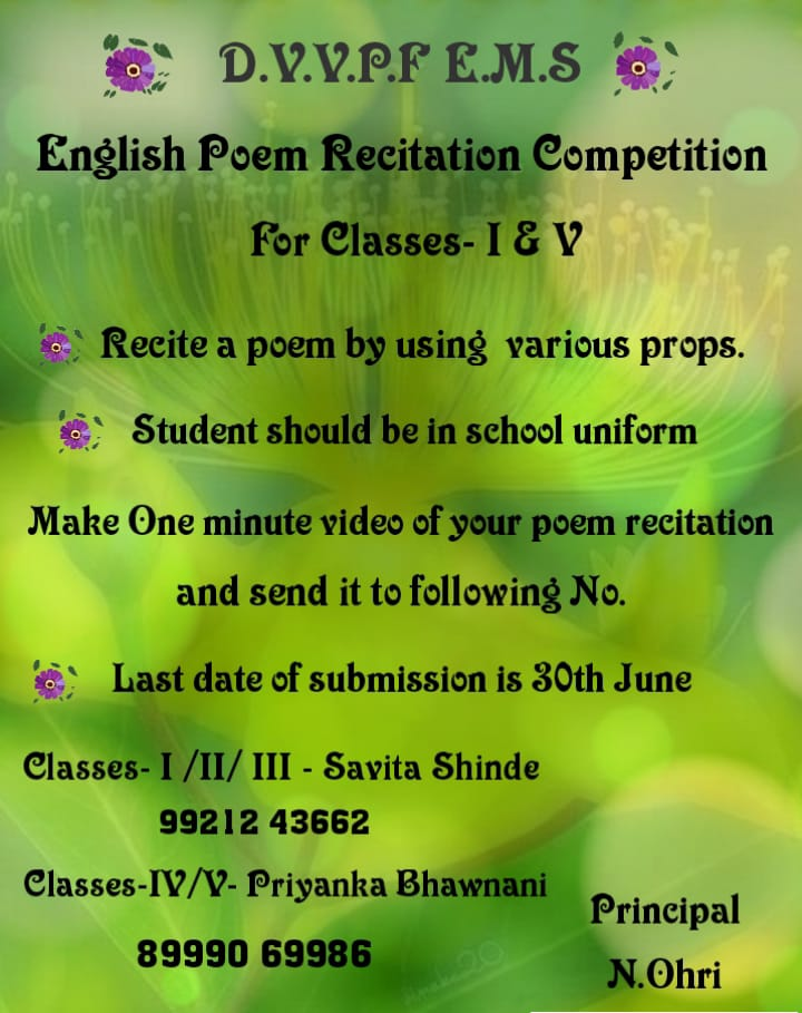 Poem Recitation Competition